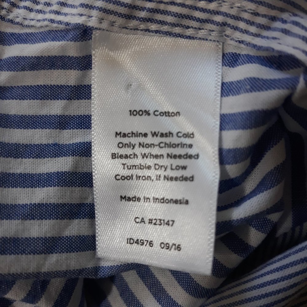 Talbots Striped Blouse Plus - image 4